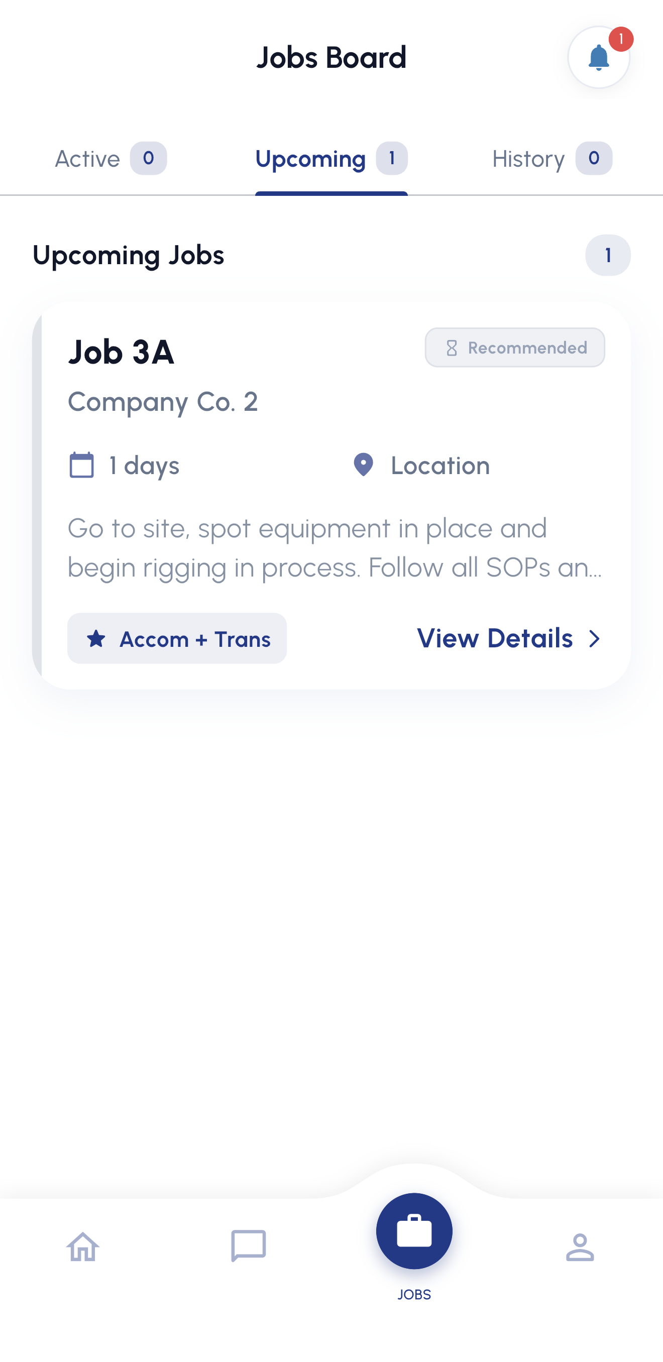 HitchGuardian mobile app jobs board